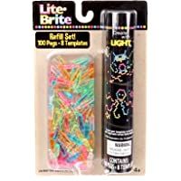 Los mejores  - Lite Brite Paquete de Recambio para Pinzas y Plantilla. (Basic Fun 2224)